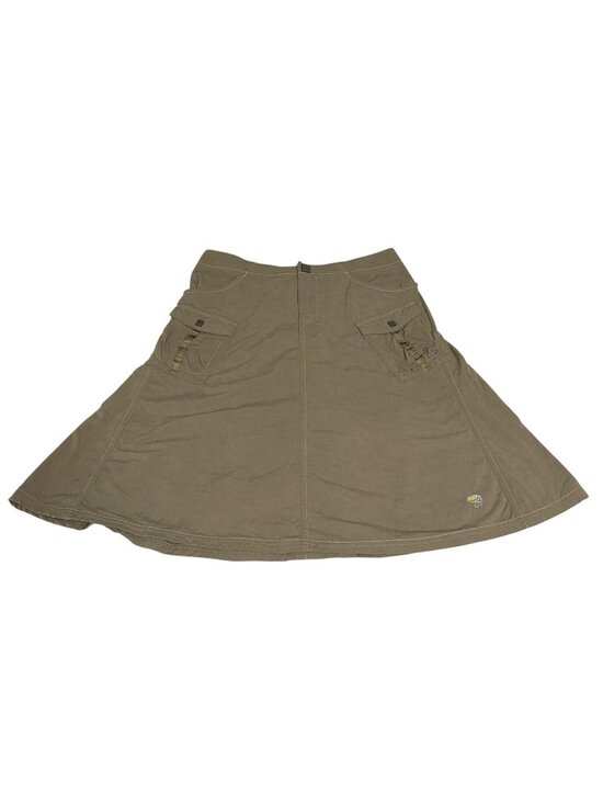 Mountain Hardwear Dresses & Skirts - Mountain Hardwear Khaki A-Line Skirt With Pockets Womens Size 16 Outdoor Style
